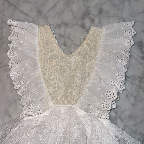 SWEET GABBY ROMPER WITH LACE TULLE SKIRT 12/18M - Picture 4 of 7
